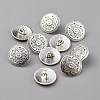 1-Hole Alloy Shank Buttons BUTT-WH0020-22E-2