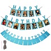 Paper Glitter Happy Birthday Photo Hanging Banner DIY-FZC0002-04D-1