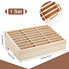 24-Grid Wooden Cell Phone Storage Box AJEW-WH0258-969A-2