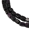 Natural Dyed White Jade(Imitation Charoite) Beads Strands GG-CBA0743-D02-02-4
