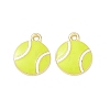 Tennis Alloy Enamel Pendants AL-CBA292F-02A-G-1
