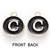 Golden Plated Alloy Charms ENAM-SZ0001-25B-C-3