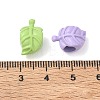 Spray Painted Alloy European Beads AL-CBA5B8E-01-3