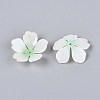 Flower Acrylic Bead Caps SACR-T017-51D-2