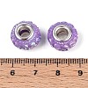 Opaque Resin European Beads RESI-T057-29F-3