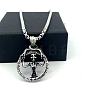 Vintage Punk Skull Woman Pendant 304 Stainless Steel Necklaces for Men Women ZC1916-1