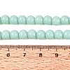 Opaque Solid Color Glass Beads Strands GLAA-T032-P6mm-21-2