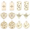 24Pcs 6 Styles Alloy Pendants FIND-SC0003-82-1