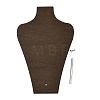 Vase Shaped MDF & Iron Pendant Necklace Jewely Display Stands NDIS-G008-01B-01-2