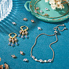 12Pcs 2 Colors Brass Pave Cubic Zirconia Heart Links Connector Charms KK-TA0003-48D-7
