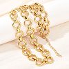 13MM 304 Stainless Steel Ring Link Chain Necklaces NJEW-Z105-03G-3