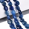 Dyed & Heated Natural Agate Beads Strands G-N359-15A-01-1