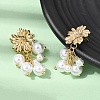 304 Stainless Steel Stud Dangle Earrings SA-CBAF6AD-21G-3