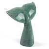 Natural Green Aventurine Whale Fishtail Figurines Statues for Home Office Desktop Feng Shui Ornament G-Q172-11B-1