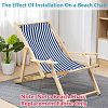 1Pc Stripe Polyester Chair Replacement Fabric AJEW-GF0014-50E-4