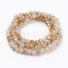 Electroplate Glass Beads Strands LS-GLAA-K027-HR-C04-2