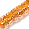 Electroplate Glass Beads X1-EGLA-D030-19D-1