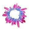 Two Tone Natural Quartz Crystal Beads Strands G-Z131-K01-07-3