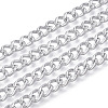 Aluminium Textured Curb Chains CHA-T001-42S-3
