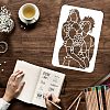 Plastic Reusable Drawing Painting Stencils Templates DIY-WH0202-344-3