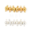 12 Sets 2 Colors Brass Magnetic Clasps KK-FS0001-55A-2