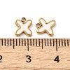 304 Stainless Steel Enamel Charms STAS-L022-292G-X-3