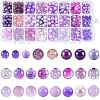 720Pcs 24 Styles Mixed Styles Acrylic Beads DIY-PA0002-14A-1