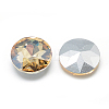 Pointed Back Glass Rhinestone Cabochons RGLA-T029-8mm-09-2