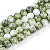 Baking Paint Glass Beads Strands X-DGLA-N003-10mm-C06-1