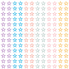180G 6 Colors Plastic Sequins Beads PVC-CP0001-04-7