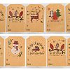 Christmas Theme Cartoon Paper Stickers STIC-P013-08B-2