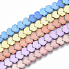 Electroplated Non-magnetic Synthetic Hematite Beads Strands G-S365-010C-1