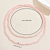 French Style 8MM Round Plastic Imitation Pearl Beaded Long Necklaces for Women EA7399-3-3