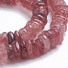 Natural Strawberry Quartz Beads Strands G-G841-B04-3