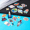 Rocket Spaceman Computerized Embroidery Cloth Iron On/Sew On Patches DIY-TA0008-36-5