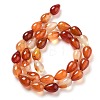Natural Red Agate Beads Strands G-B106-A22-02-3