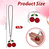 1Pc Alloy Rhinestone Car Pendant Decorations AJEW-CN0007-26-2