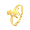 201 Stainless Steel Adjustable Ring for Women RJEW-D082-03F-1