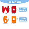 82Pcs 36 Styles Acrylic European Beads OACR-DC0001-63-2