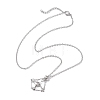 Stainless Steel Macrame Pouch Empty Stone Holder for Necklace Makings NJEW-JN04826-01-1