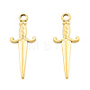 Ion Plating(IP) 201 Stainless Steel Pendants X-STAS-N098-246LG-1