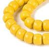 Opaque Glass Beads Strands GLAA-NH0002-B10-4