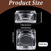 2Pcs Glass Candle Cups AJEW-SC0004-47C-2