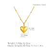 Vintage 304 Stainless Steel Photo Locket Pendant Necklaces for Couples Gift XG2800-1-2