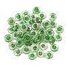 Luminous Handmade Foil Glass Beads LAMP-P020-01A-01-2