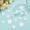 40Pcs 4 Styles Natural Freshwater Shell Cabochons SHEL-WR0001-11-4
