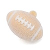 Sports Theme Flocking Silicone Pendants SIL-C012-02B-01-2