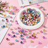  240Pcs 12 Colors Crackle Glass Beads CCG-TA0002-03-5