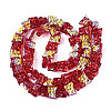 Baking Paint Electroplate Transparent Glass Beads Strands EGLA-N020-05A-2
