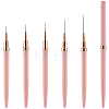 5Pcs Plastic Nail Art Line Brush AJEW-WH20816-069A-1